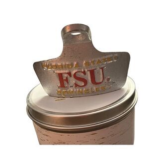 FSU Bottle Opener Unisex OS Silver Good Vintage Florida State Seminoles Metal